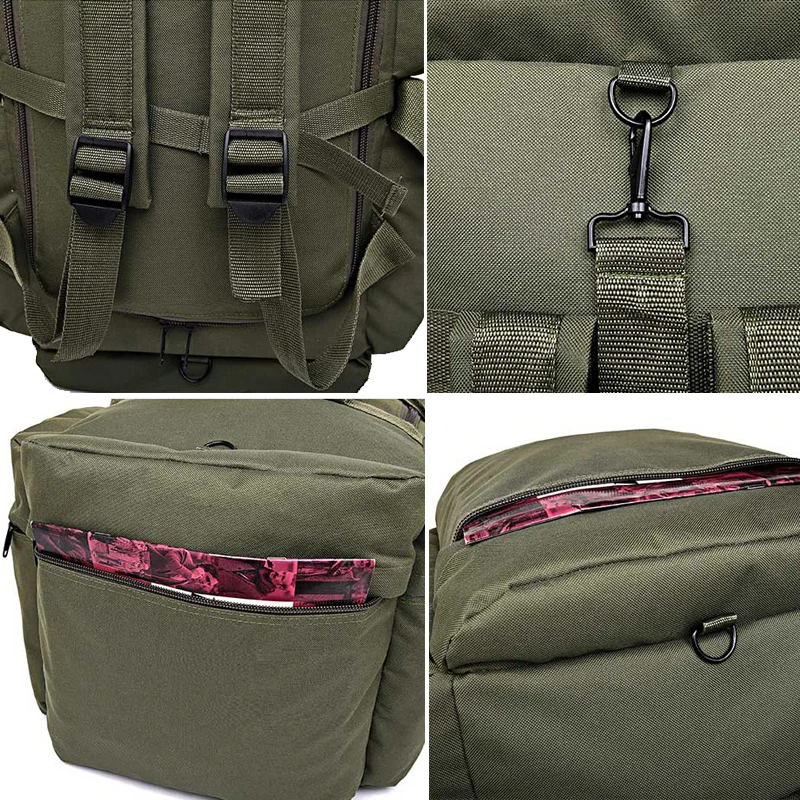 S1a138ef36bfe49b482ed28bcb9112afao.webp 100L Camping Bag Travel Backpack Large Luggage for Men Outdoor Shoulder Hiking Trekking Tourist Tactical Carry-on Duffel Weekend