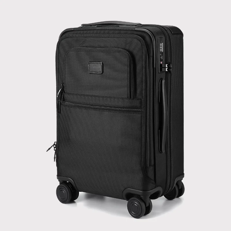 S2bdf173e14194987a1a93bc1142519c9U.webp 24 inch German ballistic nylon travel luggage Oxford cloth canvas suitcase bag universal wheel password lock business boarding case