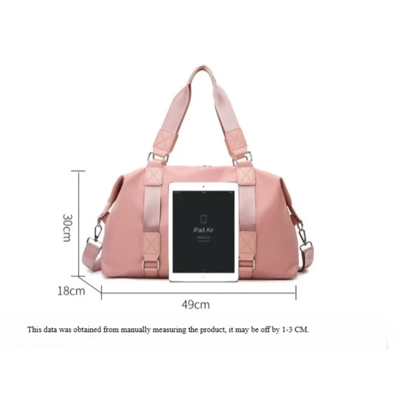 S2f84e40dbd804f89ad196a474d5cbf32k.webp Summer Yoga Gym Bag Large Capacity Dry Wet Separation Waterproof Duffle Bag Portable Travel Handbag for Sports Short Trip