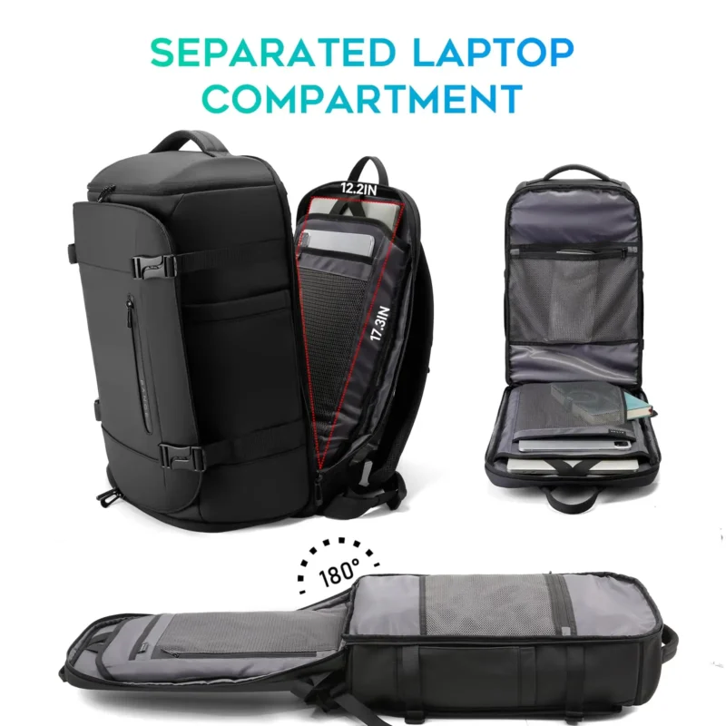 S32f69790f9c0499c9c62f385f21b1530m.webp BANGE Multi New Men Backpack Sports Travel Business Large Capacity Dry and Wet Separation Outdoor Hiking with Shoe Compartments