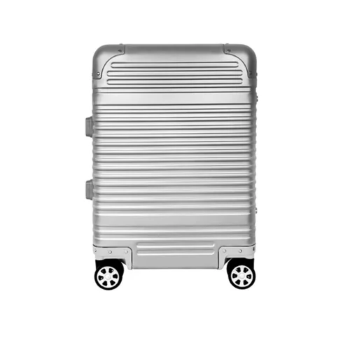 21 Inch Business Carry-on Suitcase 100% Aluminum Silent Spinner Wheels & TSA Lock Lightweight Luggage for Travel - Assorted Color