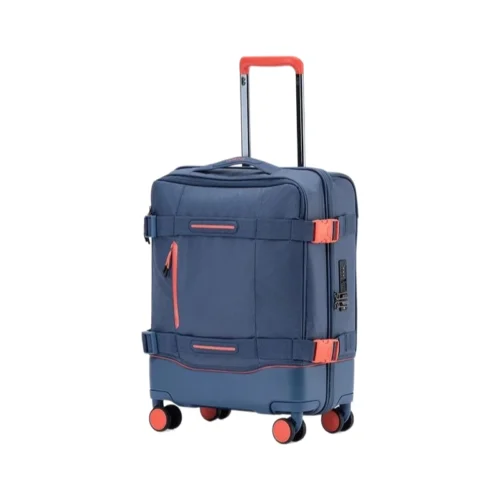 20 Inch Lightweight Oxford Fabric Suitcase Luggage - Spinner Wheels, Large Capacity Carry On Trolley Bag for Travel