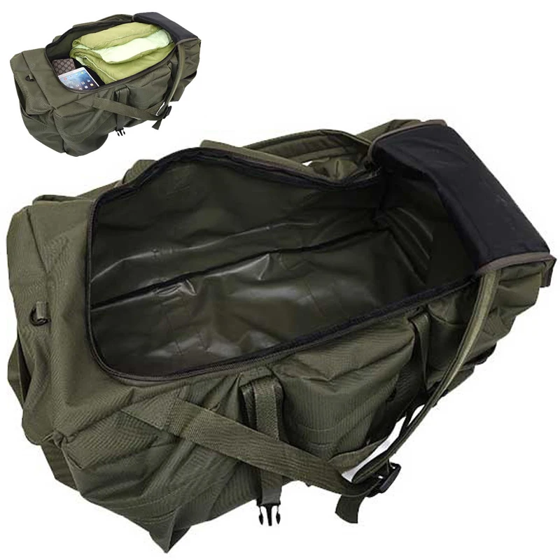 S5ebda2fa480a4eebaa1555e129fb64df4.webp 100L Camping Bag Travel Backpack Large Luggage for Men Outdoor Shoulder Hiking Trekking Tourist Tactical Carry-on Duffel Weekend
