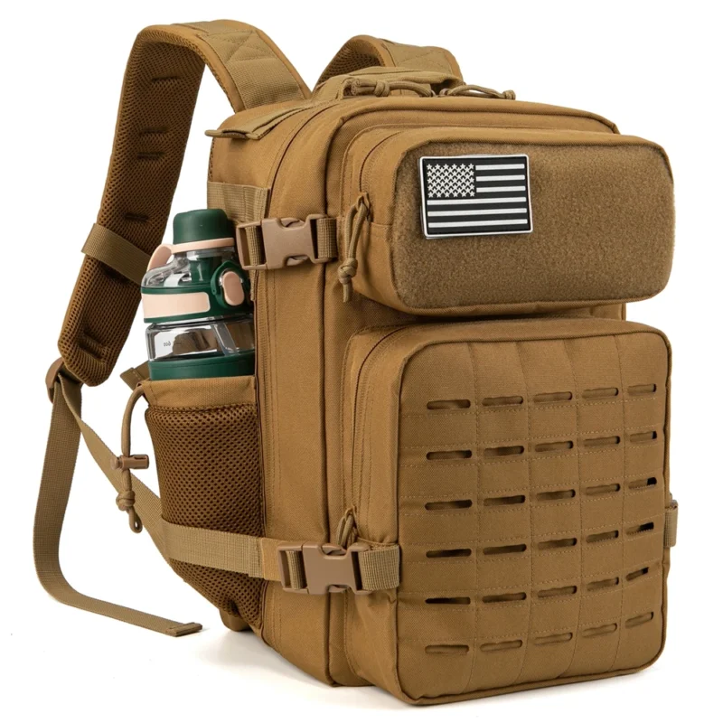 S5f9f3b6b451c4198b7c15c264085415a5.webp 25L Tactical Backpack Outdoor Bag for Fitness MOLLE Backpack GYM For Women/Men EDC Hiking Survival Rucksack Witch Bottle Holder