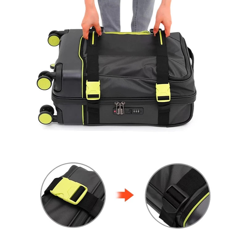 S93bbe8ec930a46d3a395407f5712d13cn.webp 28 Inch Lightweight Oxford Fabric Suitcase Luggage - Spinner Wheels, Large Capacity Carry On Trolley Bag for Travel