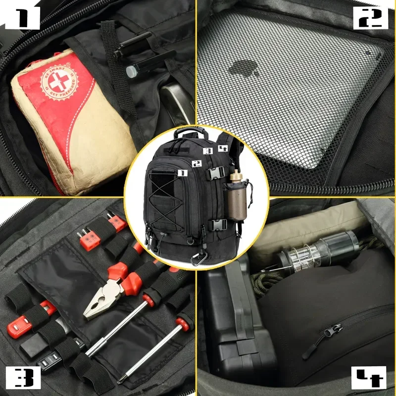 S98fc77f12c48477b8e59fcb40679428b8.webp Extra Large 60L Tactical Backpack for Men Women Outdoor Water Resistant Hiking Backpacks Travel Backpack Laptop Backpacks