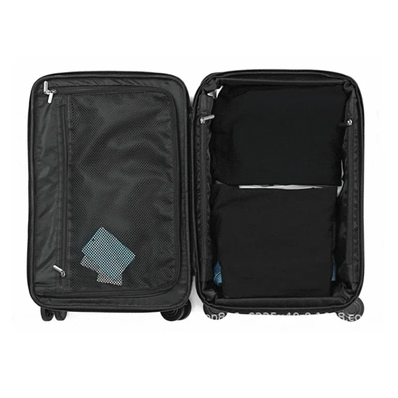 24 Inch Nylon Waterproof Business Laptop Bag, Rolling Luggage Trolley Case
