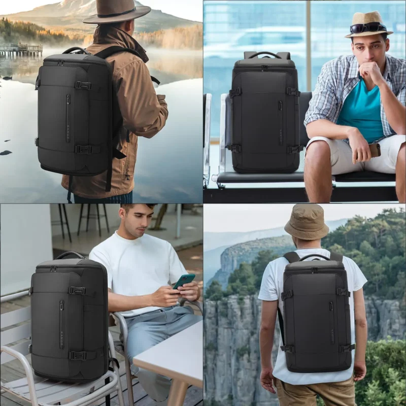 Sb4789258675f4024a09f532edb8c71209.webp BANGE Multi New Men Backpack Sports Travel Business Large Capacity Dry and Wet Separation Outdoor Hiking with Shoe Compartments