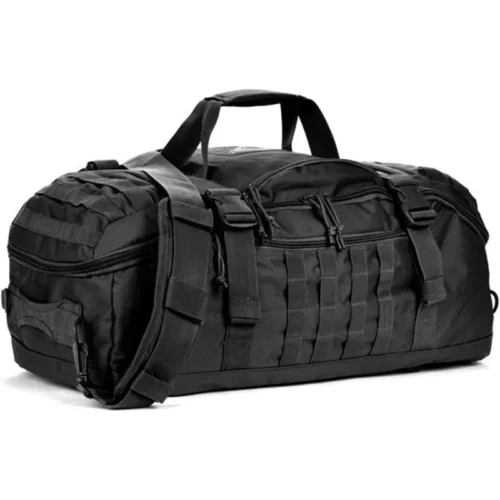 Sc9d5de2e0b4d4477ad12f21800e487d7l.webp 30L Travel Duffel Bag Military Tactical Backpack with Adjustable Strap Weekender Bag for Men Women Waterproof Gym Bags