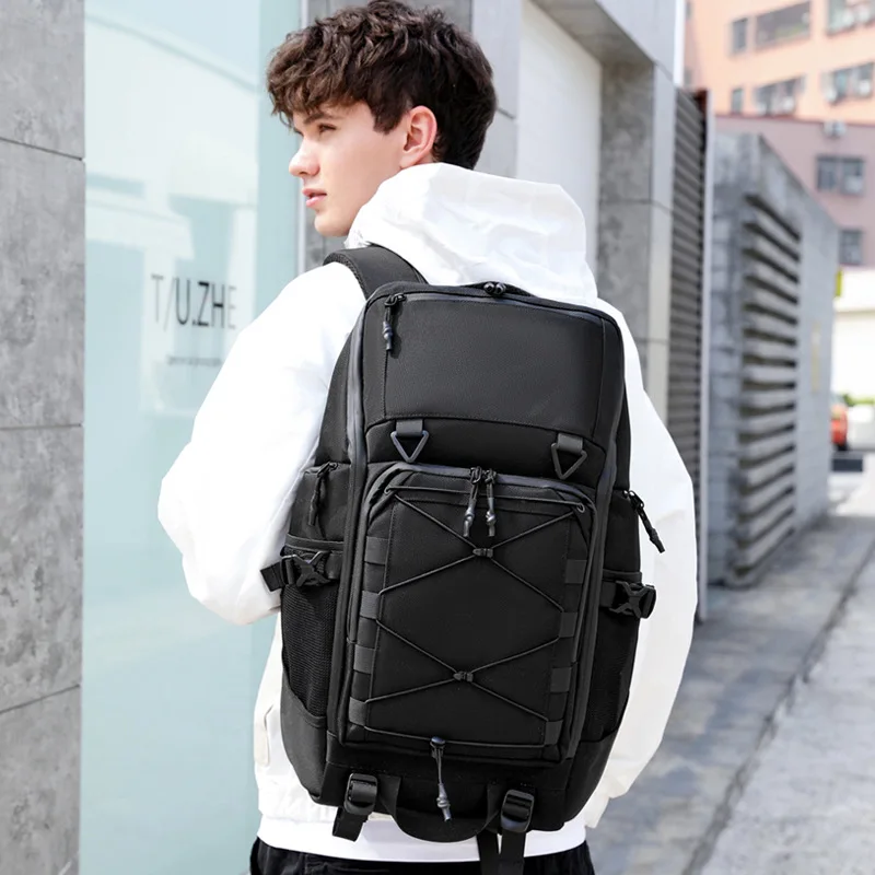 Se0b9112472c941168ce67eacc1ad915eI.webp OZUKO Travel Bag Outdoor Waterproof 15.6 inch Laptop Backpack Multi Function 30L Large Capacity Hiking Backpack For Men